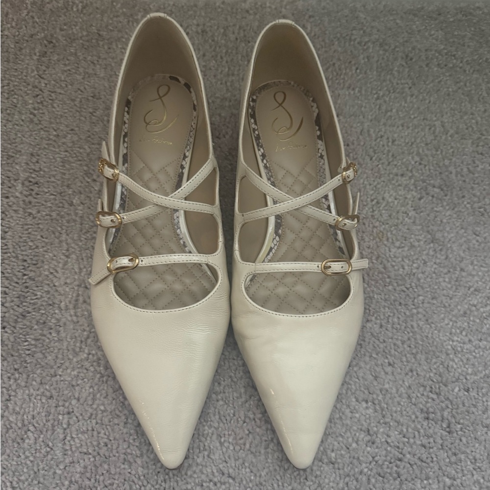 Sam Edelman Elegant Cream Women's Shoes